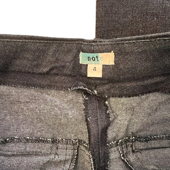Note Dark Wash Denim Trousers Size 4 - Picture 6 of 6